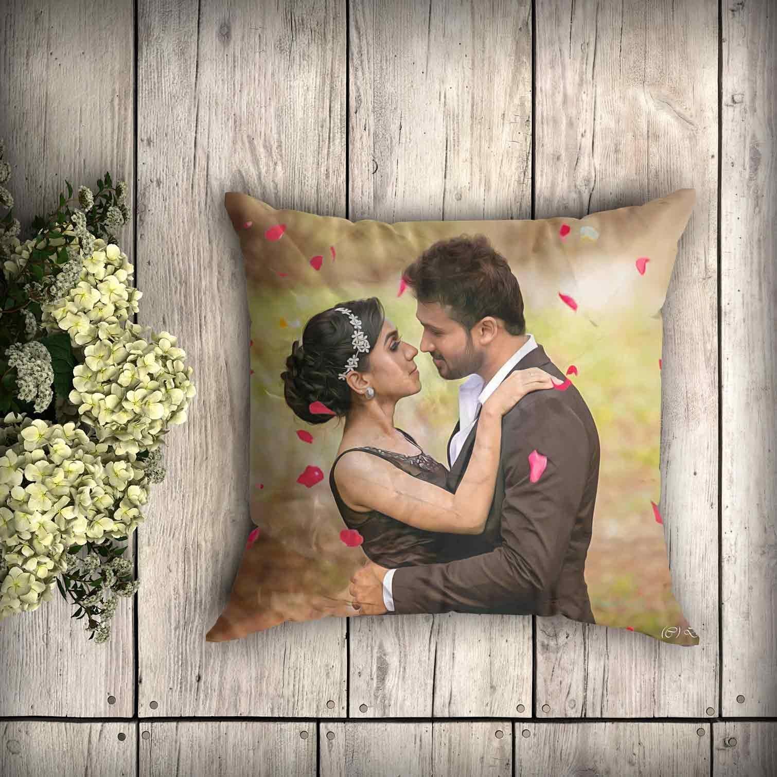 Personalized Square Photo Cushion