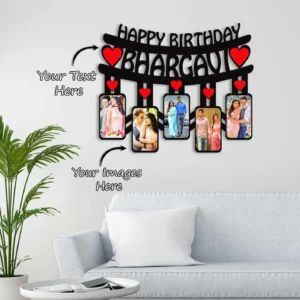 Customized Wooden Photo Frame With Name